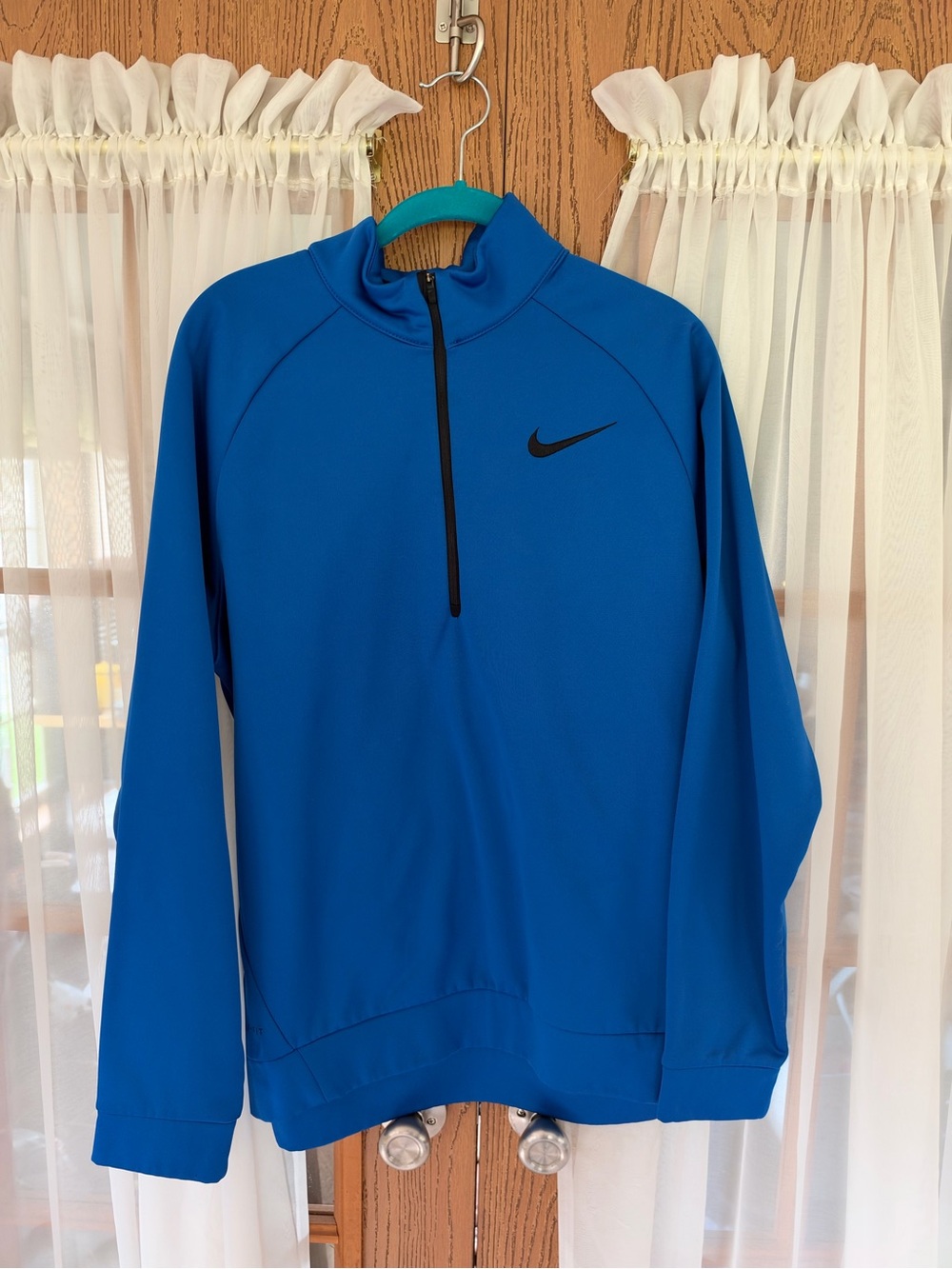Nike Men's Royal Blue Half-Zip Performance Pullover